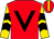 Red, black v, gold & black chevrons on sleeves, gold stripe on red cap (Alan Tsang Ping Sing, Fiona Tsang Wai Sze & Claudia Tsang Hei Man)