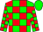 Green and red blocks, green cap (Souped Up Stables)