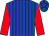 Royal blue & blue stripes, red sleeves, blue star on royal blue cap (Jaime Sze Wine Him)