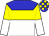 yellow and white halved horizontally, blue yoke, yellow and white halved sleeves, blue and yellow checked cap (Lily Scheng Hsi Feng)