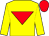 Yellow, red inverted triangle and cap (Countrywide Classics Limited)