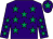 Purple, emerald green stars, purple cap, emerald green star (Fiona Carmichael & Jane Chapple-hyam)