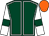 Dark green, white seams, white sleeves, dark green armlets, orange cap (John J Reilly And Dan Skelton)