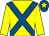 Yellow, royal blue cross sashes, royal blue cap, yellow star (Neil McKnight)