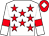 White, red stars, red armlet, red cap, white diamond (Paradise Partnership)