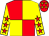 Red and yellow (quartered), yellow sleeves, red stars and stars on cap (Mr John Mc C Hodge)