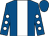 Royal blue, white stripe, royal blue sleeves, white spots (The Maysonettes)