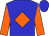 Blue, orange diamond, blue band on orange slvs (James Wolf)