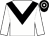 White, black chevron, black and white hooped cap (The Four Tops)