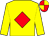 Yellow, red diamond, red and yellow quartered cap (Richard And Ruth Dimond)