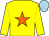 Yellow, Orange Star, Light Blue Cap (Mr R G Fell)