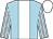 Light blue, white stripe, striped sleeves, white cap (Mr R A Scarborough & Mrs John Magnier)
