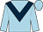 Light blue, dark blue chevron (Jimmie Gilbert)