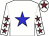 White body, blue star, white arms, garnet stars, white cap, garnet star (Ecurie Club Des Etoiles)