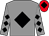 Grey, black diamond, black diamonds on sleeves, red cap, black diamond (R Minogue)