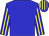 Blue, blue & primrose striped sleeves, striped cap (A Dunlop)