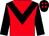 Red, black chevron & sleeves, black cap, red spots (Anthony Paul Smurfit & Samuel M Mencoff & Dr Michael Smurfit)
