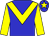 Blue body, yellow chevron, yellow arms, blue cap, yellow star (As&d As&d Allard)
