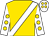 Gold, white sash, white sleeves, gold spots, white cap, gold spots (Sir Owen G Glenn)