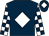 Dark blue, white diamond, white and dark blue check sleeves, dark blue cap, white diamond (Cityside Electrical Co Ltd)
