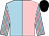 Light blue and pink (halved), striped sleeves, black cap (The Friday Morning Fourball)