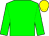 Green, yellow ball with green shamrock, green sleeves, yellow cap (Shamrock Racing Stable, Ltd)