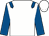 White, royal blue epaulets and sleeves (Mr H Tett)