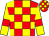 Red and yellow check, yellow sleeves, red armlets (Claire Hollowood & Henry Dean)
