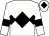White, black diamond, black diamond hoop, black armlets on sleeves, black diamond on cap (Ec Racing Llc, K T Racing And Wonderland Racing Stables)