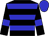 Black, blue hoops and bars on sleeves, blue cap (Kirkwood, Al And Saundra S)
