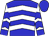 Blue, white chevrons, blue chevrons on white sleeves, blue cuffs (Nicholas Latour)