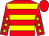 Red, yellow hoops, red sleeves, yellow stars, red cap (Mr Steve Chamberlain)