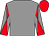 Grey, grey and red diabolo on sleeves, red cap (Mr M Webb)