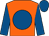 Orange, royal blue disc, sleeves and cap (Mr G Singh)