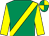 Emerald green, yellow sash and sleeves, quartered cap (Keeper's 12)
