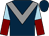 Dark blue, grey chevron, light blue and maroon halved sleeves (Bgc Racing Ii)