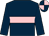Dark blue, pink hoop, dark blue sleeves, pink & dark blue quartered cap (Mrs Caroline Fitzpatrick)
