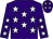 Purple, white stars (Richard Helliwell)