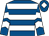 Royal blue & white hoops, white chevrons on sleeves, white diamond on cap (Breen White)