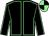 Black, light green seams, quartered cap (Patrick M O'Brien)