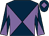 Dark blue and mauve diabolo, dark blue cap, mauve diamond (Mr K Tyre)