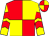 Red and yellow (quartered), yellow and red chevrons on sleeves (Mr D Symondson & Mrs L Roper)