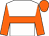 White, orange hoop, orange sleeves & cap (Airton Partnership)
