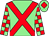 Light green, red cross sashes, check sleeves, red diamond on cap (David Slater)