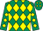 Emerald green & yellow diamonds (Just A Party Syndicate)