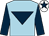 Light blue, dark blue inverted triangle and sleeves, white cap, dark blue star (Mr Peter O'callaghan)