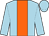 Light blue, orange stripe (Colin Fletcher Malcolm Long & P Kirby)