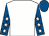 White, royal blue sleeves, white stars, royal blue cap (Mrs D Laroche)