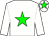 White, green star, white sleeves, white cap, green star (Winstar, Chc, Sf Racing, Head Of Plain)