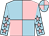 Light blue and pink (quartered), light blue sleeves, pink stars (Mr Neil Arton & Partner)